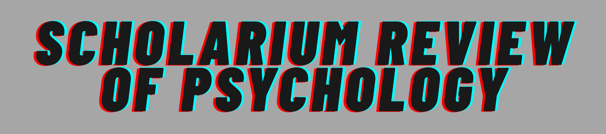 Scholarium Review of Psychology journals logo